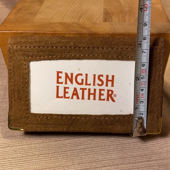 NWOT English Leather leather card wallet - Picture 8 of 15